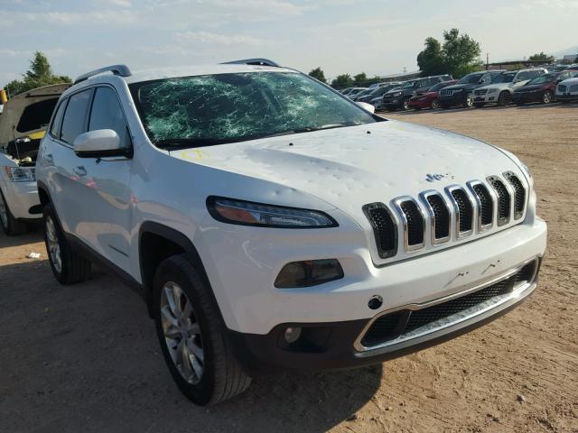 1C4PJMDS2EW304756 - 2014 JEEP CHEROKEE L WHITE photo 1