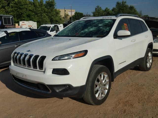 1C4PJMDS2EW304756 - 2014 JEEP CHEROKEE L WHITE photo 2