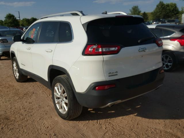 1C4PJMDS2EW304756 - 2014 JEEP CHEROKEE L WHITE photo 3