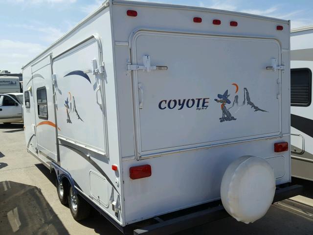 4EZTC232X7S039785 - 2007 KZRV COYOTE WHITE photo 3