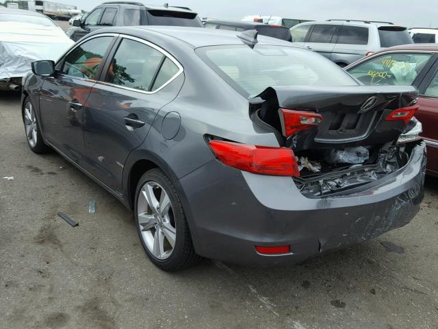 19VDE1F70DE007064 - 2013 ACURA ILX 20 TEC GRAY photo 3