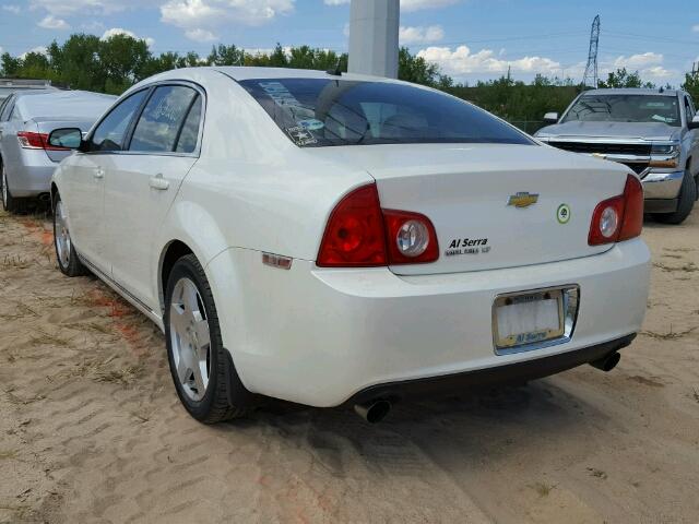 1G1ZD5E7XAF179976 - 2010 CHEVROLET MALIBU 2LT WHITE photo 3