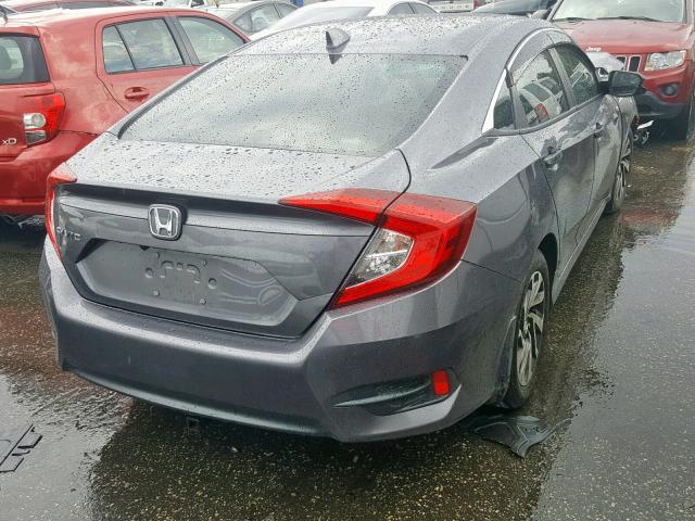 19XFC2F7XHE018512 - 2017 HONDA CIVIC EX GRAY photo 4