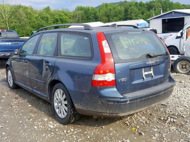 YV1MW390152089636 - 2005 VOLVO V50 2.4I BLUE photo 3