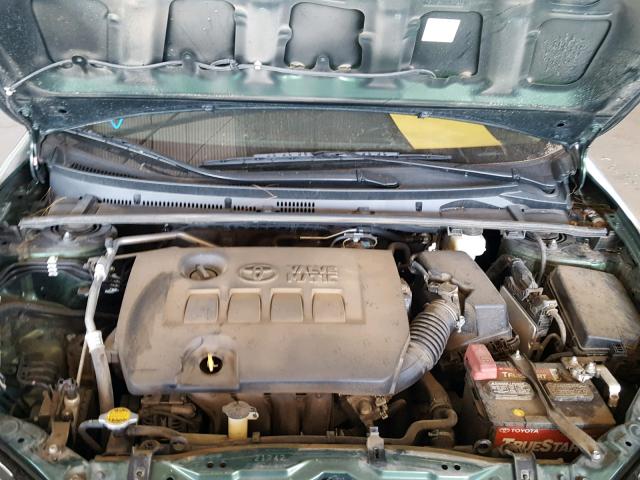 5YFBPRHE6FP196792 - 2015 TOYOTA COROLLA EC 绿色 照片 7