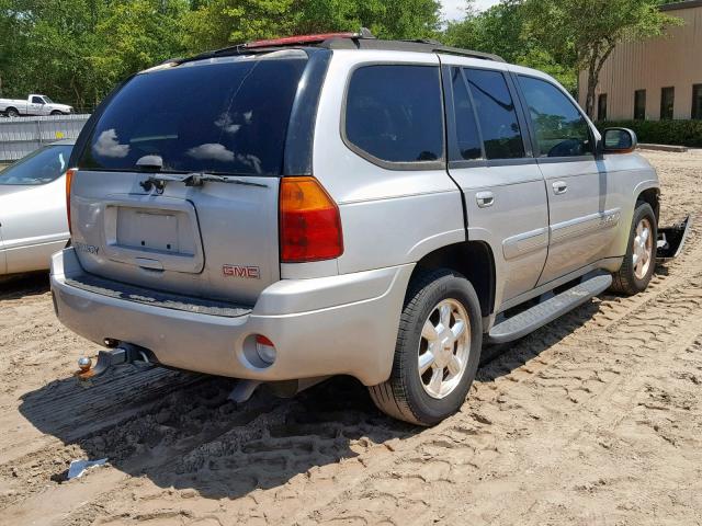 1GKDS13S842407450 - 2004 GMC ENVOY SILVER photo 4