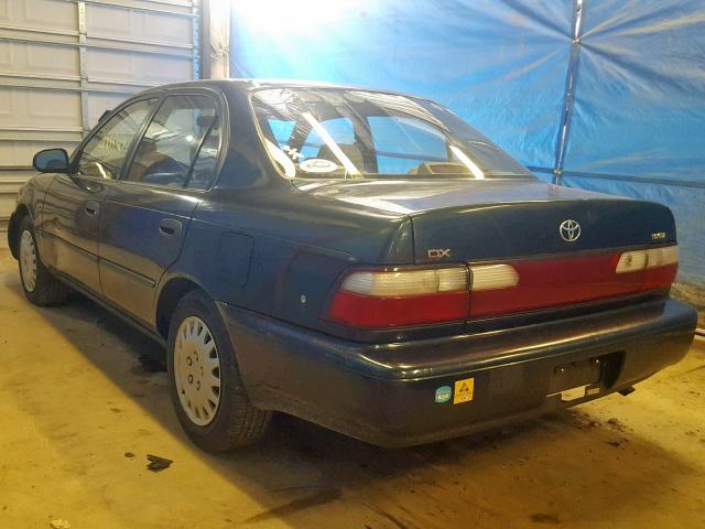 2T1BB02EXTC148811 - 1996 TOYOTA COROLLA DX GREEN photo 3