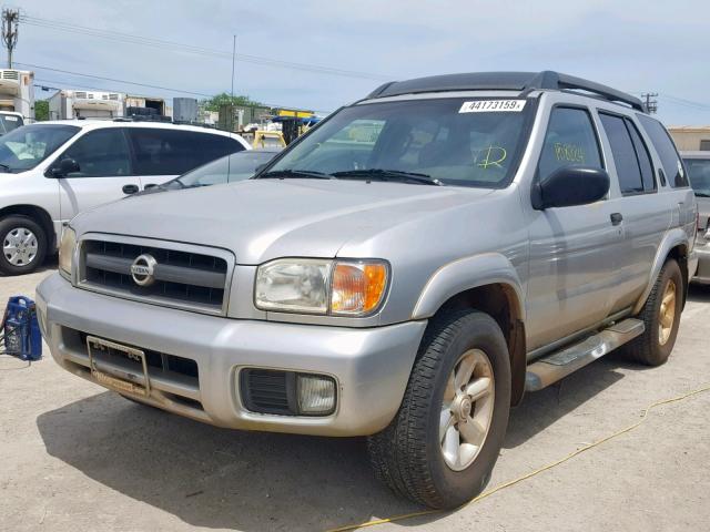 JN8DR09X33W710832 - 2003 NISSAN PATHFINDER SILVER photo 2