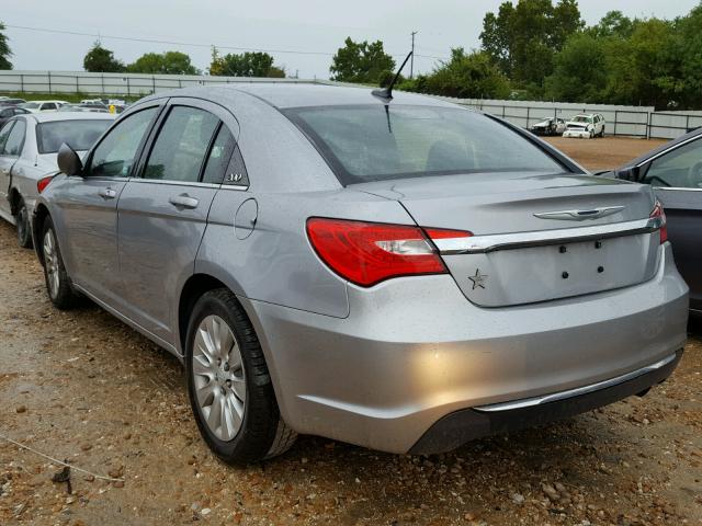 1C3CCBAB1DN640618 - 2013 CHRYSLER 200 LX GRAY photo 3