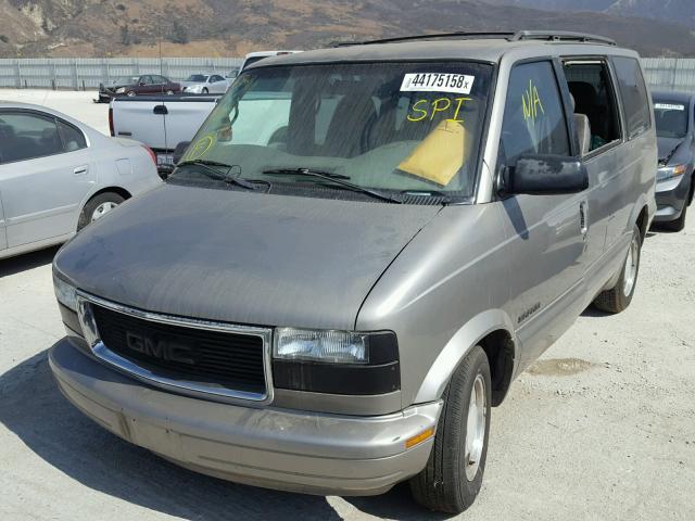 1GKDM19W31B514714 - 2001 GMC SAFARI XT GRAY photo 2