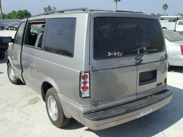 1GKDM19W31B514714 - 2001 GMC SAFARI XT GRAY photo 3