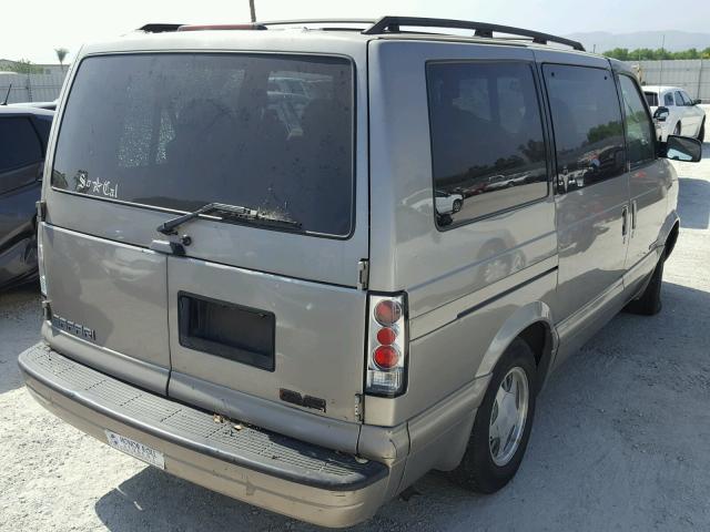 1GKDM19W31B514714 - 2001 GMC SAFARI XT GRAY photo 4