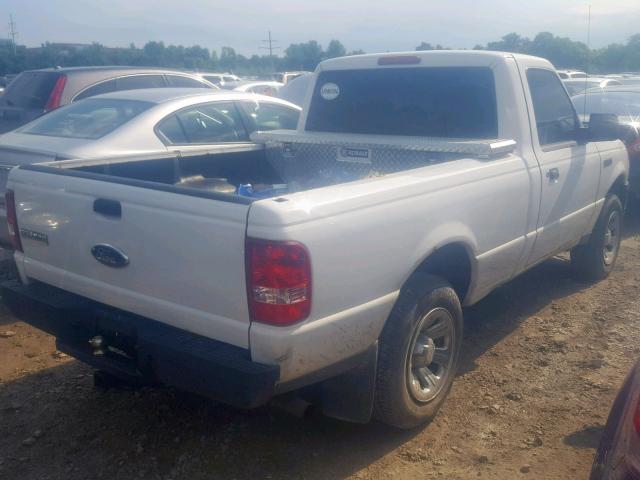 1FTYR10D98PA65787 - 2008 FORD RANGER WHITE photo 4