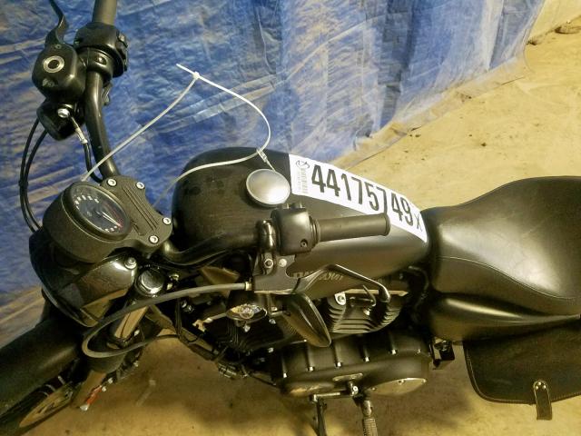 1HD4LE210FC442228 - 2015 HARLEY-DAVIDSON XL883 IRON BLACK photo 5