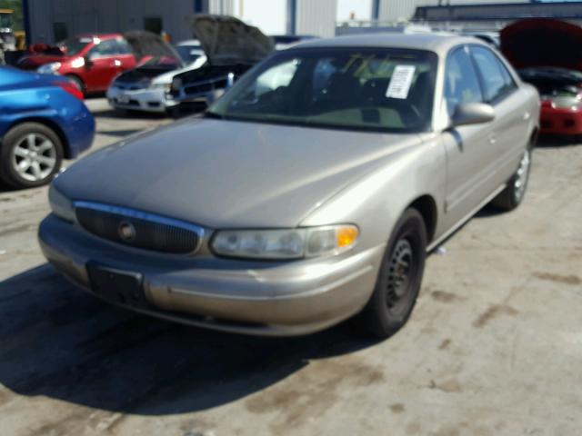 2G4WS52JX21202287 - 2002 BUICK CENTURY CU GOLD photo 2