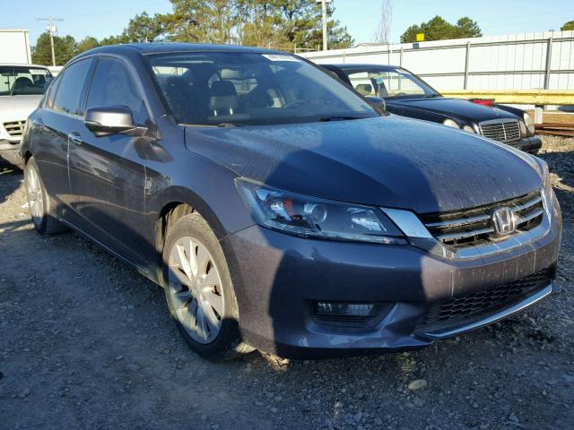 1HGCR3F87FA013530 - 2015 HONDA ACCORD EXL GRAY photo 1