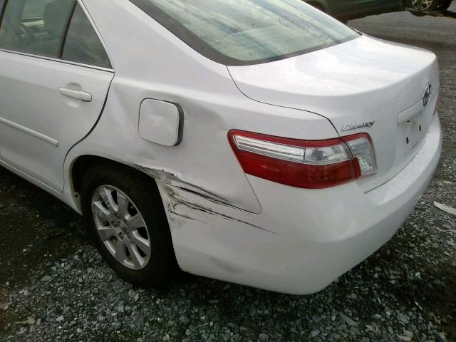 4T1BB46K17U022641 - 2007 TOYOTA CAMRY NEW WHITE photo 9