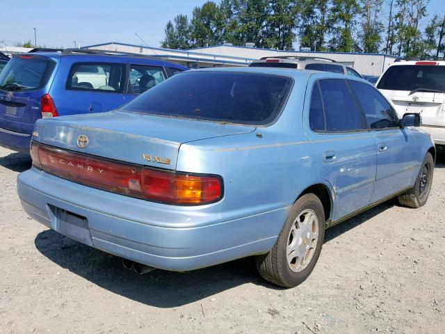 4T1VK13E1PU093963 - 1993 TOYOTA CAMRY XLE BLUE photo 4