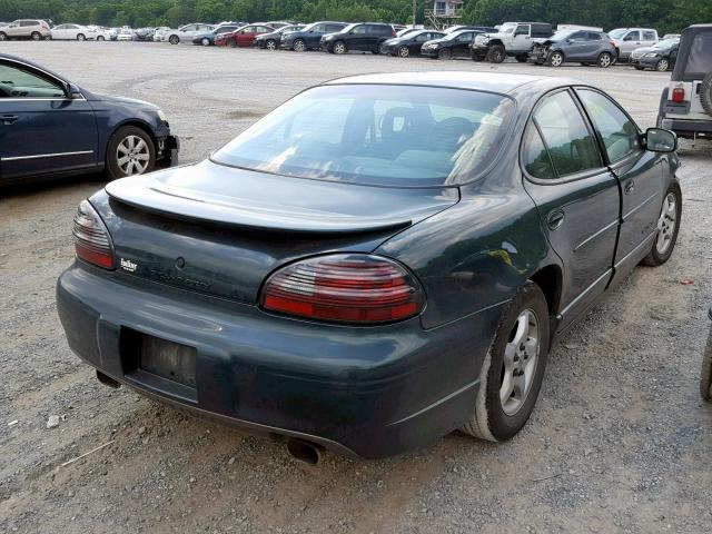 1G2WP52K7WF230498 - 1998 PONTIAC GRAND PRIX GREEN photo 4