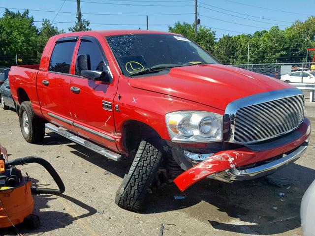 3D7KS29C27G754976 - 2007 DODGE RAM 2500 RED photo 1