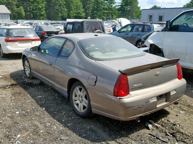 2G1WK151669265881 - 2006 CHEVROLET MONTE CARL GOLD photo 2