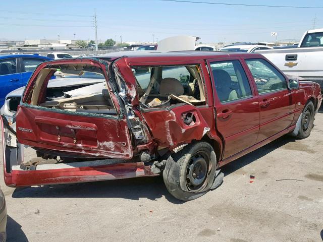 YV1LW5548W2374285 - 1998 VOLVO V70 MAROON photo 4