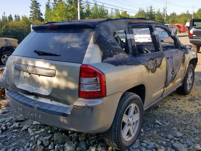 1J4FT47B89D231325 - 2009 JEEP COMPASS SP GOLD photo 4