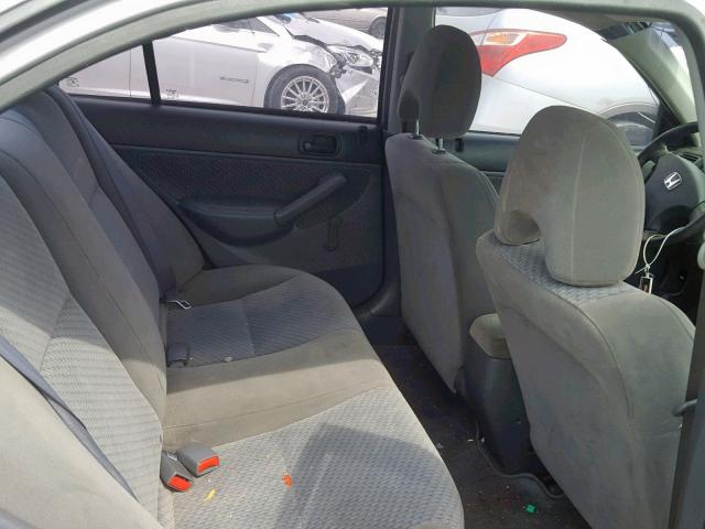 1HGES16304L009083 - 2004 HONDA CIVIC DX V SILVER photo 6