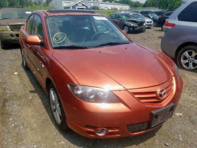 JM1BK323741172084 - 2004 MAZDA 3 S ORANGE photo 1