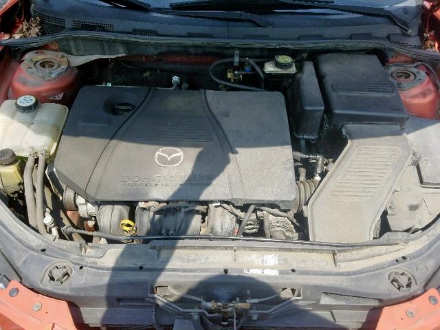 JM1BK323741172084 - 2004 MAZDA 3 S ORANGE photo 7