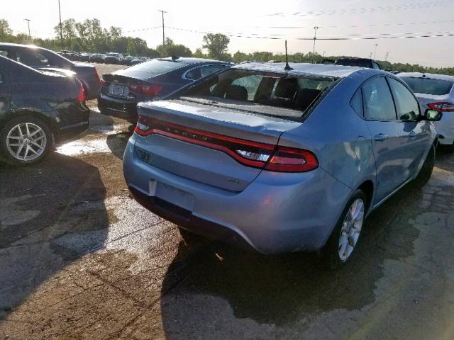 1C3CDFBA4DD159343 - 2013 DODGE DART SXT GRAY photo 4