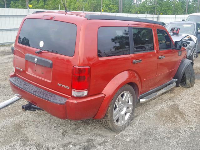 1D4PT4GK4BW517759 - 2011 DODGE NITRO HEAT RED photo 4