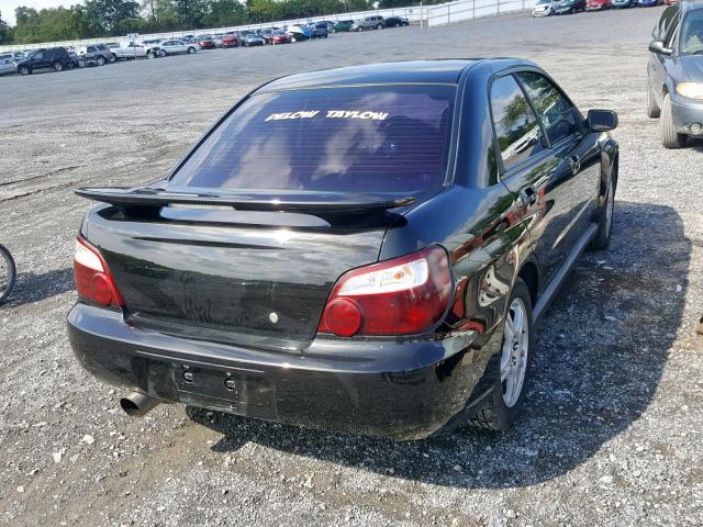 JF1GD29694G501784 - 2004 SUBARU IMPREZA WR BLACK photo 4