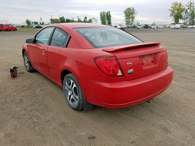 1G8AW12FX5Z111954 - 2005 SATURN ION LEVEL RED photo 3