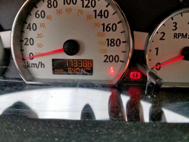 1G8AW12FX5Z111954 - 2005 SATURN ION LEVEL RED photo 8