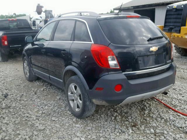 3GNAL2EK2DS570587 - 2013 CHEVROLET CAPTIVA LS 黑色 照片 3