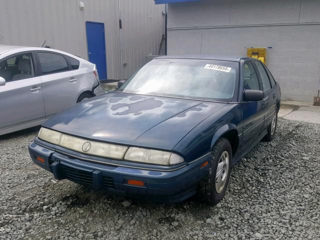 1G2WJ52M3TF218296 - 1996 PONTIAC GRAND PRIX GREEN photo 2