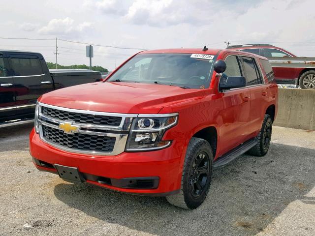 1GNSK3EC2FR292916 - 2015 CHEVROLET TAHOE SPEC RED photo 2