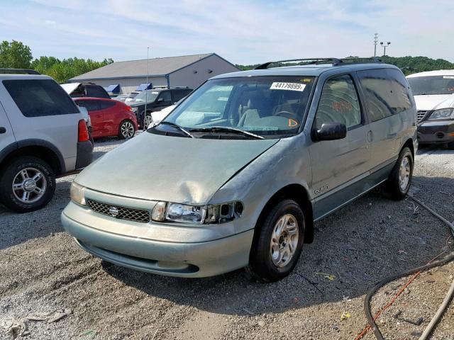 4N2DN11W9TD846665 - 1996 NISSAN QUEST XE GREEN photo 2