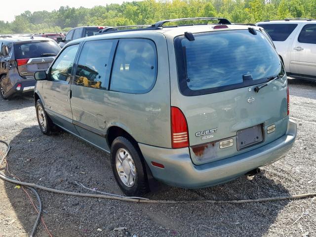 4N2DN11W9TD846665 - 1996 NISSAN QUEST XE GREEN photo 3