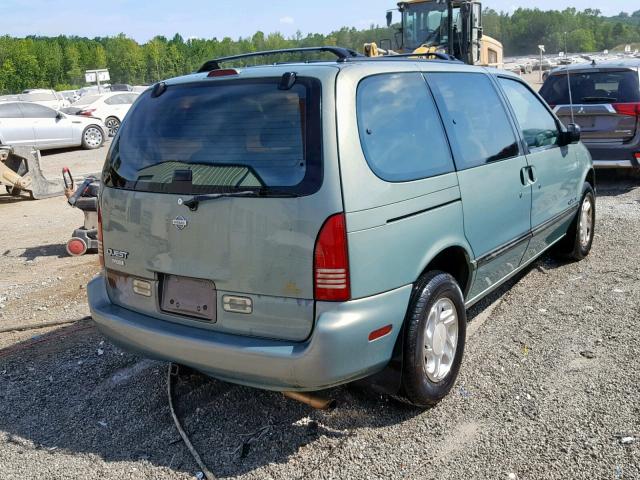 4N2DN11W9TD846665 - 1996 NISSAN QUEST XE GREEN photo 4