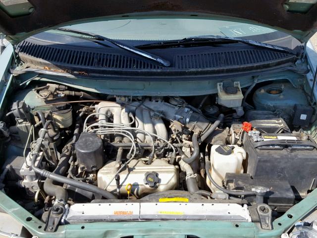 4N2DN11W9TD846665 - 1996 NISSAN QUEST XE GREEN photo 7