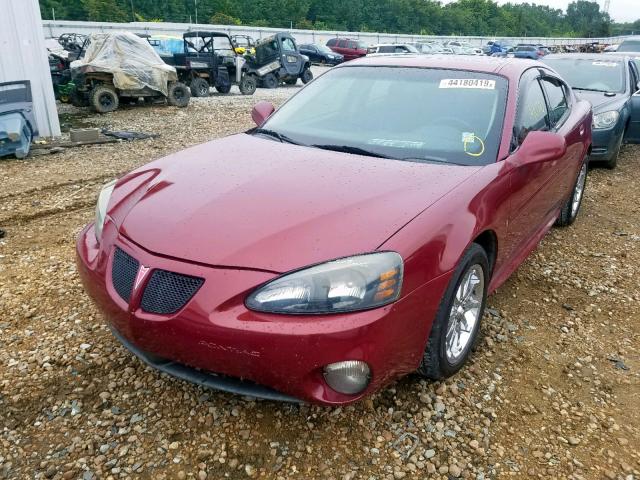 2G2WR554061196547 - 2006 PONTIAC GRAND PRIX MAROON photo 2
