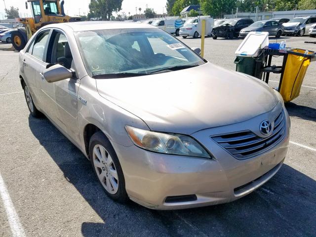 4T1BB46K68U042160 - 2008 TOYOTA CAMRY HYBR GOLD photo 1