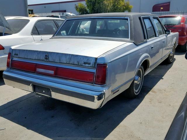 1LNBP96F1FY733717 - 1985 LINCOLN TOWN CAR SILVER photo 4