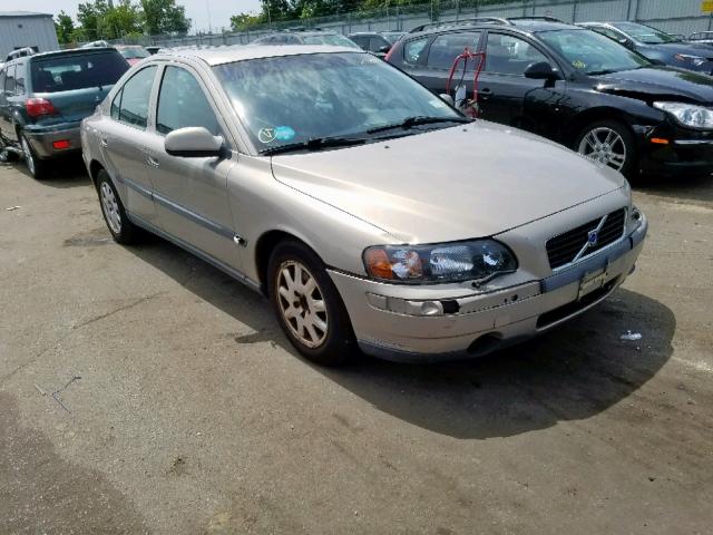 YV1RS61R212079866 - 2001 VOLVO S60 BEIGE photo 1