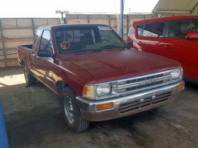 JT4RN93P4M5036773 - 1991 TOYOTA PICKUP 1/2 BURGUNDY photo 1