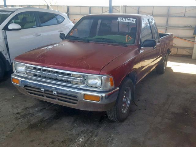 JT4RN93P4M5036773 - 1991 TOYOTA PICKUP 1/2 BURGUNDY photo 2