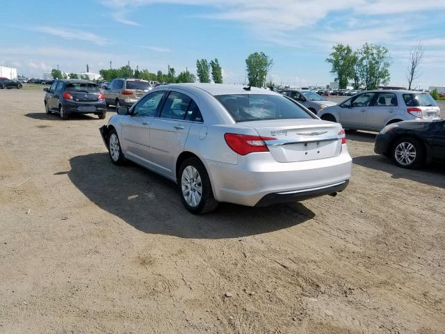 1C3BC4FB9BN533782 - 2011 CHRYSLER 200 LX SILVER photo 3