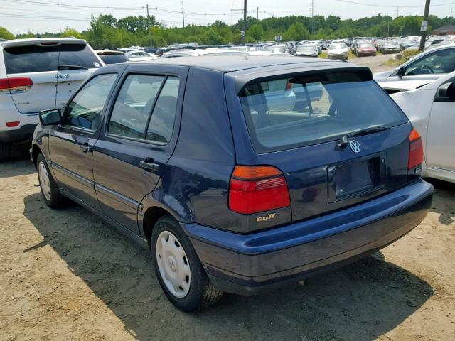 3VWFB81H3VM069502 - 1997 VOLKSWAGEN GOLF GL PURPLE photo 3